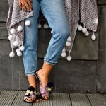 صندل زنانه بنفش