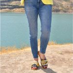 صندل زنانه فیروزه ای