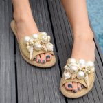 صندل دخترانه طرح صدف