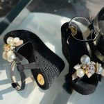 صندل مشکی لژدار Shell