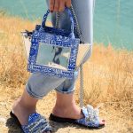 صندل آبی مرواریدی