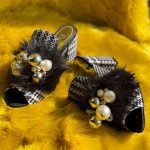 صندل پاشنه دار زنانه مجلسی