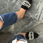 صندل پاییزه مشکی Mermaid