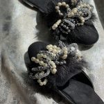 صندل مشکی جلوبسته