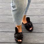 صندل دخترانه مشکی جدید