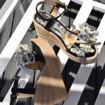 صندل لژدار مجلسی مشکی